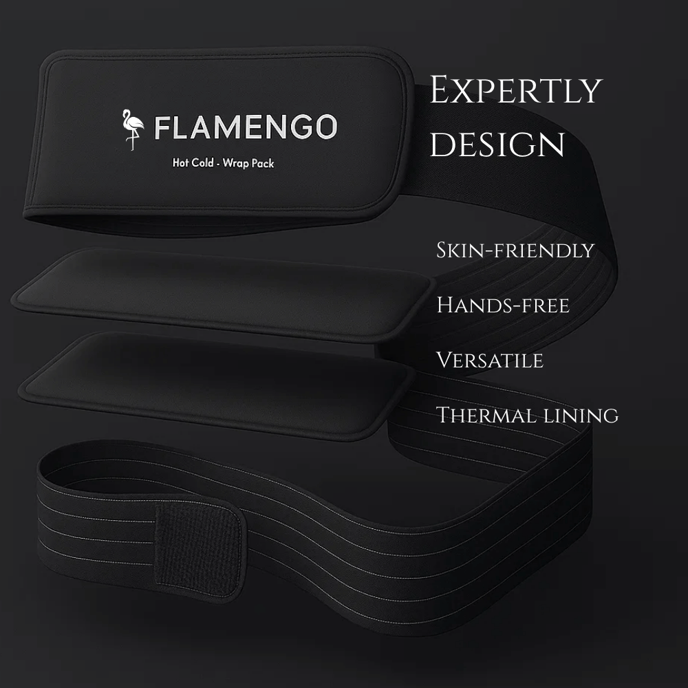 Warm/Cold Pack for Injury and Pain Lighting - Flamengo® Hot Cold - Wrap Pack