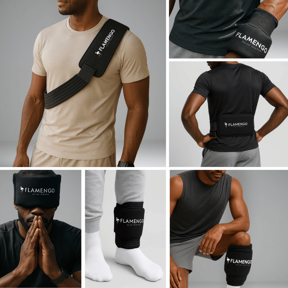 Warm/Cold Pack for Injury and Pain Lighting - Flamengo® Hot Cold - Wrap Pack