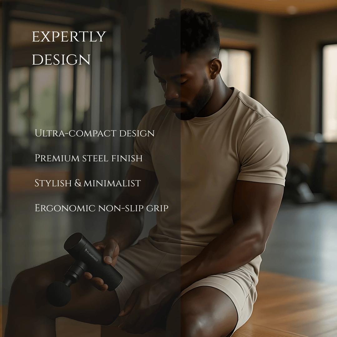 Powerful recovery in compact format - Flamengo® mini massage gun