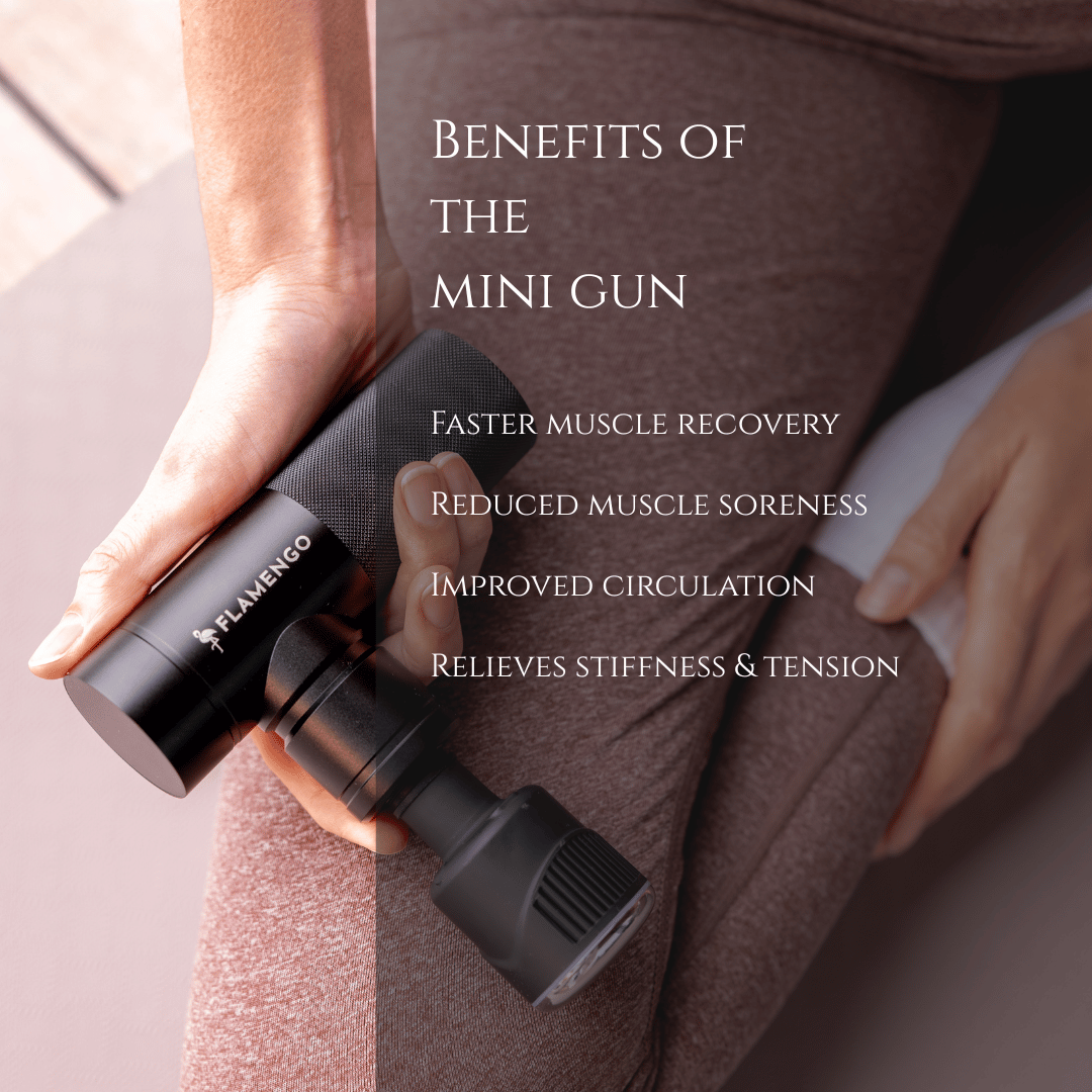 Powerful recovery in compact format - Flamengo® mini massage gun
