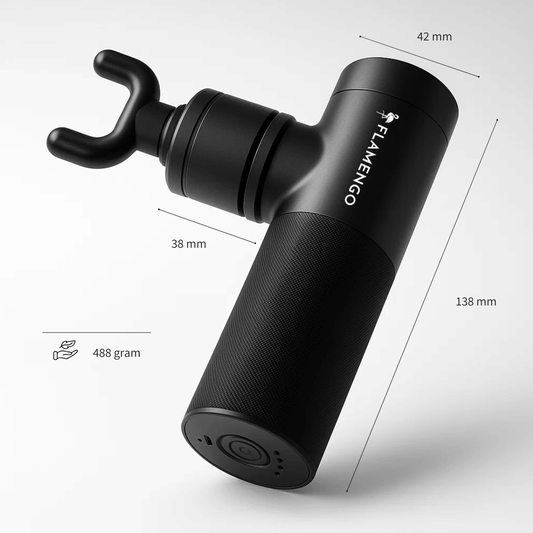 Powerful recovery in compact format - Flamengo® mini massage gun